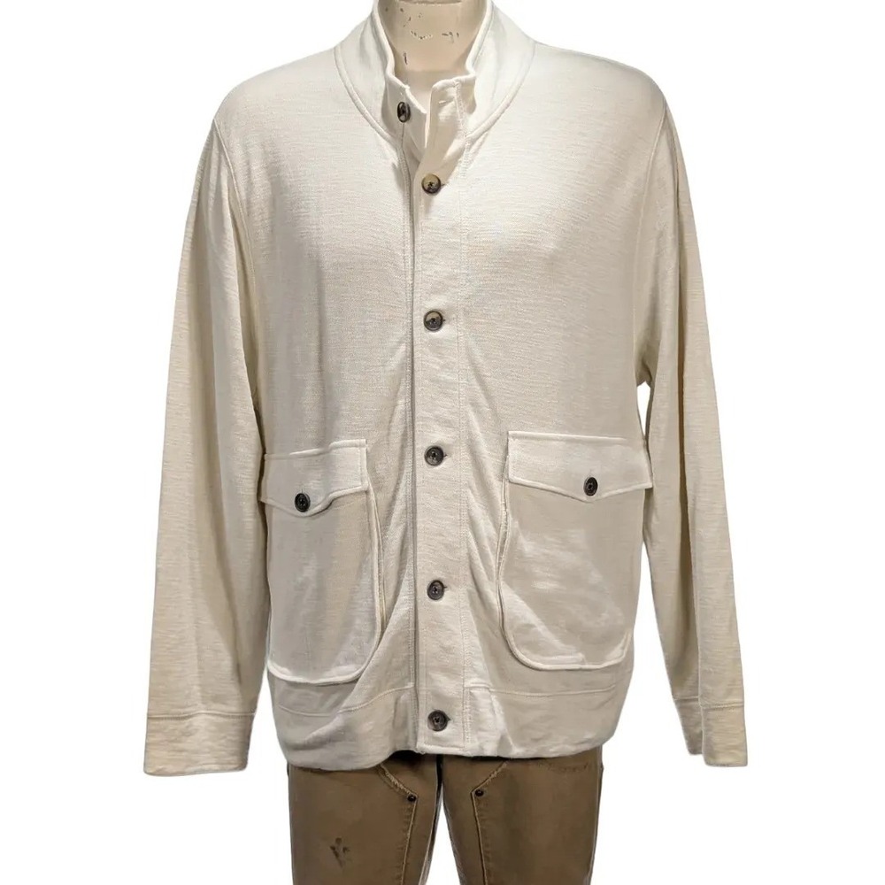 Billy Reid Men's Button Down Cotton Blend Cardigan Sweater Sz XXL NWT $298